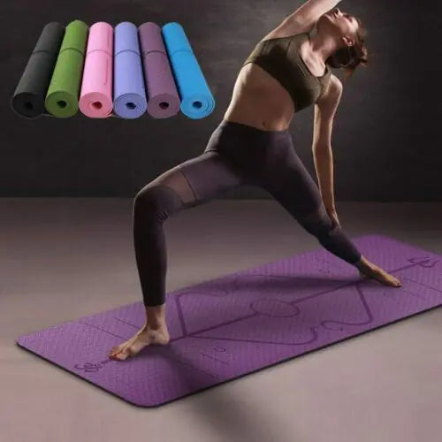 Eco-Friendly TPE Non-Slip Yoga Mat and Carpet