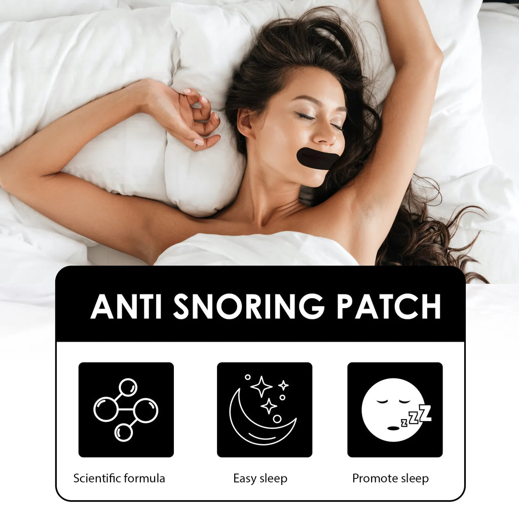 Eelhoe Anti-Snoring Patch Open Mouth Breathing Close Mouth Anti-Snoring Care For Sleeping Adults Anti-Snoring Patch