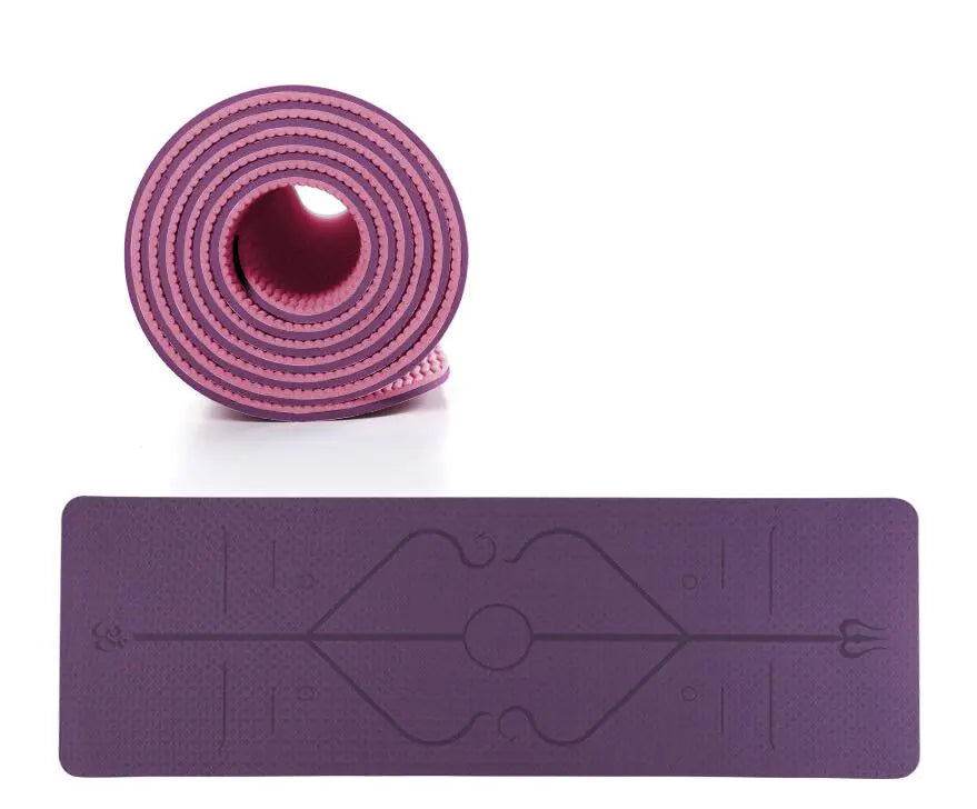 Eco-Friendly TPE Non-Slip Yoga Mat and Carpet